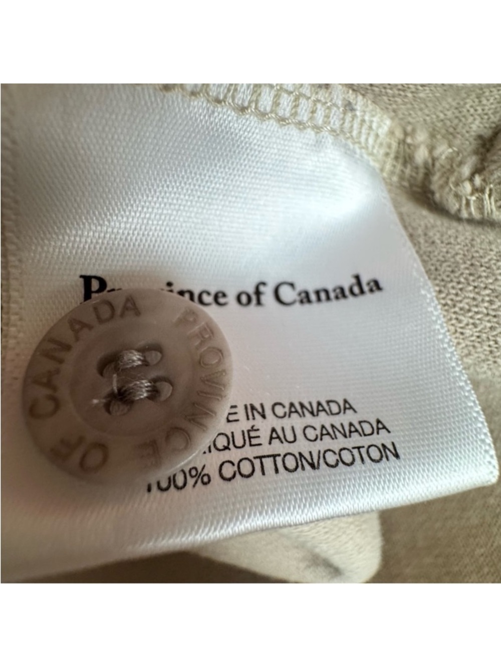 Province of Canada Reverse Cotton Fleece Jacket Quiet Luxury Minimalist S-M - Picture 5 of 8